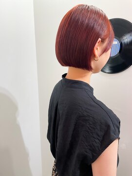 デート 下北沢(DATE) オレンジ×ミニボブ