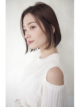 アール 北千住店(ar) 大人上品なミニボブ/ベナボブ×ナチュラルブラウン[北千住]