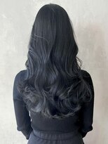 アルバム 渋谷パルコ(ALBUM) ブルーブラック_エアリーロングピンクブラウン_ba379362