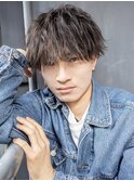 メンズ/マッシュ/ツイストパーマ/博多駅