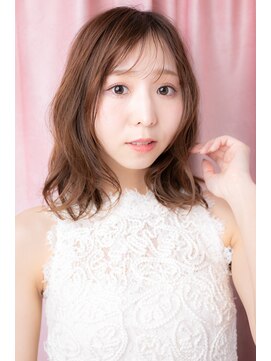 カバーヘア ブリス 大宮西口(COVER HAIR bliss) ミルクティーアッシュフレンチカジュアルくせ毛風カールZ大宮