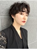 ＃大人ショート＃ふんわりとしたボリューム＃ナチュラルブラウン