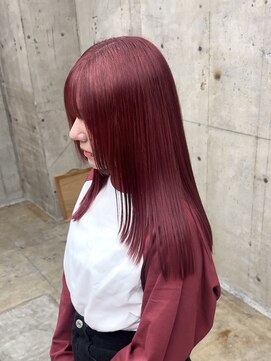 ヤーン(yarn.) ワインレッド×フェイスレイヤー【赤堀友哉】