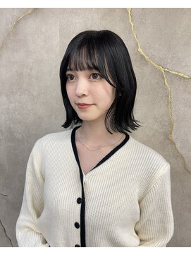 ロンドアヴァントゥス 池袋(Lond aventus) 韓国レイヤー/韓国風/ボブ/髪質改善/黒髪/ブリーチなし〔池袋〕