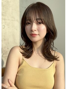 ディーエックス ウエスト(Dxxxx WEST) くびレイヤー 韓国/顔周りカット/レイヤーカット/イルミナカラー