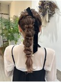 【お呼ばれhair】編み下ろしhair