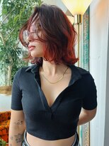 ルーヴェ(LOWE)&nbsp;【natsumi】5 ミニボブレッドグラデーション,無造作ウェーブ