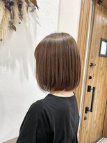 フゥカ 類家店(fuka)&nbsp;青森 八戸 ミルクティーボブ 20代30代40代50代