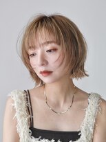 シスタ(SISTA)&nbsp;ハイトーンフェイスレイヤーボブ外ハネ顎ラインボブ【自由が丘】