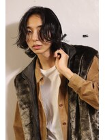 ブークル(boucle)&nbsp;メンズロングウルフパーマ　ニュアンスパーマ