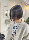 お手入れ簡単/コンパクトボブ/ハイライトカラー