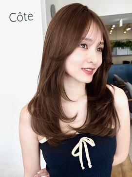 コート 表参道(Cote) 美髪レイヤーカット/顔まわりレイヤー/くびれミディアムレイヤー