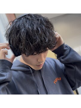 ウェーブ(WAVE) シャドウパーマ/無造作パーマ/ルーズパーマ/テテ風パーマ/メンズ