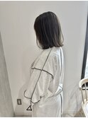 YOKE 切りっぱなしボブレイヤーボブオリーブグレージュ