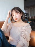 切りっぱなしでもガーリーに20代/30代/40代/庭瀬