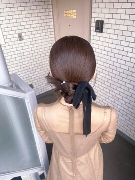 ソノ(sono) シニヨン　カチモリ　参列ヘア