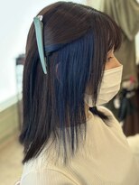 ヘアーサロン リアン 熊谷2号店(hair salon Rien)&nbsp;ブルーインナーカラー！