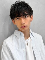 アグノス 青山(Agnos)&nbsp;フェザーパーマブルーブラックサーフカール