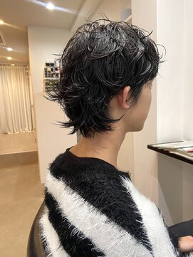 パープル(PURPLE) メンズウルフ/マッシュウルフ/メンズカット