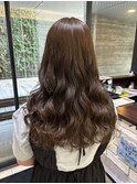 コテ巻き風パーマ/パーマ/デジタルパーマ/ロングパーマ