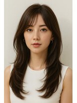 サードバイローラン(THiRD by ROULAND)&nbsp;【THiRD】暗めカラーフェイスフレーミンググランマッシュ