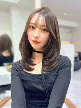 エレリー 名駅(EleRe) イルミナカラーバイカルテ髪質改善ワンホンレイヤーカットa10