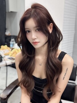 ロムーク 表参道(LOMKH) 網紅ヘアで垢抜けシールエクステレイヤーカット透明感カラー小顔