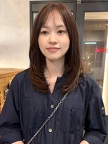 アトリエ(atelier.)&nbsp;レイヤーカット 顔周りカット アッシュブラウン 髪質改善 30代