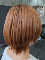 シュシュ(chou＊chou)&nbsp;20代30代/ボブウルフレイヤーカット/ライトブラウンカラー/堺東