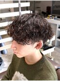 MEN’S HAIR/波巻ツイストスパイラル/フェザーパーマ/北堀江O