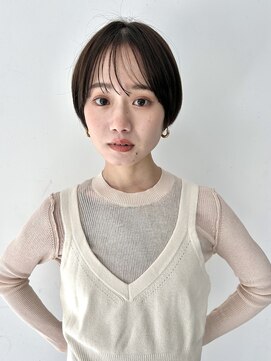 ロンド 銀座(Lond) ☆【春日】オリーブグレー/ボブ/ココアベージュ/黒髪/小顔156