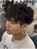 波巻きスパイラルパーマ