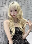 くびレイヤーボブルフネビージュ小顔ワンレンこなれミディ