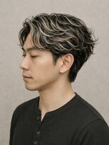 ポート 浦和(PORT)&nbsp;浦和メンズハイライトカラーメッシュカラーセンターパート