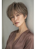 アンソリット ボーテ(INSOLITE BEAUTE)&nbsp;大人ショートボブ白髪ぼかし30代40代50代60代広尾/恵比寿