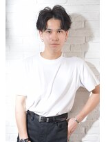 OGW センターパートフェザーパーマ