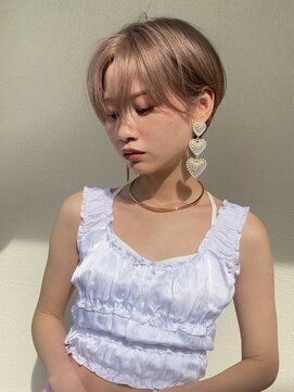 キイヘアーデザイン(key hair design) ミルクティーベージュ【Instagram】@color _asami _fukuoka