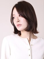 ヨファヘアー 岡本店(YOFA hair)&nbsp;似合わせカットイメチェン前髪ピンクベージュミディアム0401