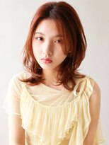 ザビー(THE B) 本八幡×ミディアムウェーブ×レッドブラウン