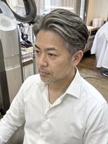 スタジオフォーエイチ(STUDIO 4H)&nbsp;白髪ぼかしハイライト/メッシュ/50代/60代/イケおじヘア/メンズ