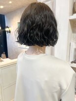 キャアリー(Caary)&nbsp;福山市美容室Caaryボブパーマトレンド似合わせパーマスタイル