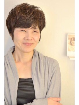 マッチレス(matchless) #お客様　＃50代　＃白髪ぼかしハイライト　＃肌の見える割合