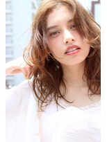 ハニーベージュ×パーマ