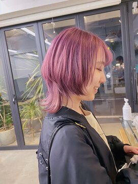 フラム 渋谷(flamme) 【flamme】pink lavender