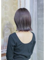 ホワイトルーム(White Room) 【透き通る綺麗さ】アッシュパープルの外ハネボブ♪