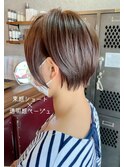 【The C涼】束感ショート×透明感カラー