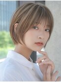 前髪あり大人ショートボブ20代30代40代【AIN.表参道】川原大地