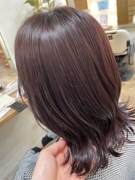 ヘアーゾーン ハチマルハチ 登戸駅前店(Hair Zone 808) 艶感たっぷりカラー