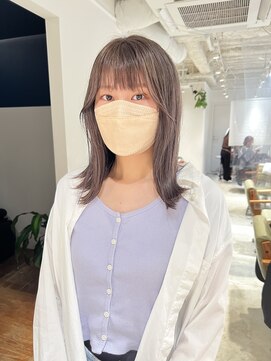 トレス(TRESS) 外ハネ レイヤー グレージュ