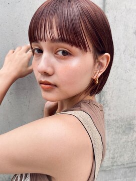 ガレージ バイ グリーン 原宿 表参道(Garage by green) 【loki】ボブ×ココアブラウン